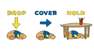 436544 Stan Drop Cover Hold Illustration
